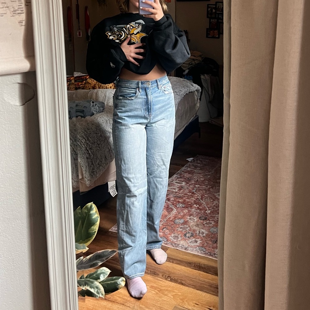 Light wash Baggy Jean